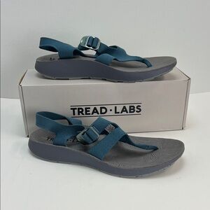 Tread Labs Albion Sandals Deep Blue Mens 11 Outdoor Gorpcore Comfort Shoes